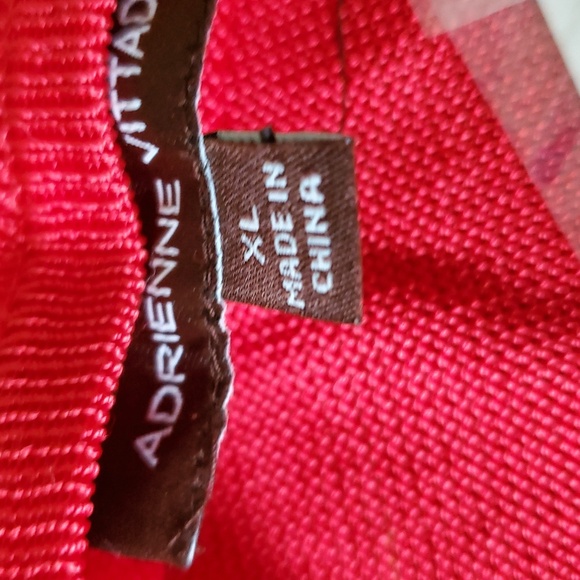 Adrienne Vittadini NWT Lightweight Red Cardigan Sweater Size XL - Picture 6 of 7